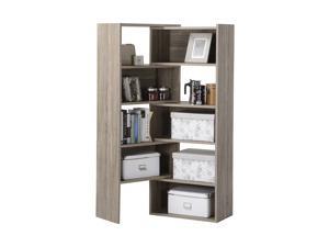 Flexible and Expandable Shelving Console, Reclaimed Wood Flexible and Expandable Shelving Console, Reclaimed Wood