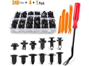 240PCS Bumper Retainer Clips Car Plastic Rivets Fasteners Push Retainer Kit Most Popular Sizes Auto Push Pin Rivets Set -Door Trim Panel Fender Clips for GM Ford Toyota Honda Chrysler 240PCS Bumper Retainer Clips Car Plastic Rivets Fasteners Push Retainer Kit Most Popular Sizes Auto Push Pin Rivets Set -Door Trim Panel Fender Clips for GM Ford Toyota Honda Chrysler