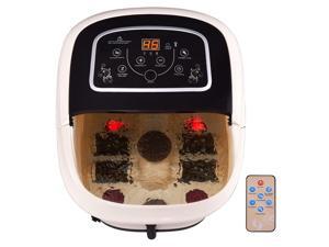 All-In-One Foot Spa Bath Massager Tem/Time Set Heat Bubble Vibration W/4 Roller All-In-One Foot Spa Bath Massager Tem/Time Set Heat Bubble Vibration W/4 Roller