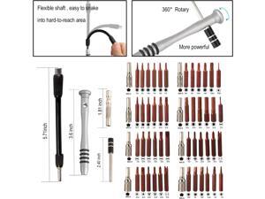 70 in 1 Precision Screwdriver Set Professional Electronics Repair Tool Kit with 56 Bits Magnetic Driver Kit, Anti Static Wrist Band, Spudgers for Tablet, Macbook, PC, iPhone, Xbox, Game Console 70 in 1 Precision Screwdriver Set Professional Electronics Repair Tool Kit with 56 Bits Magnetic Driver Kit, Anti Static Wrist Band, Spudgers for Tablet, Macbook, PC, iPhone, Xbox, Game Console