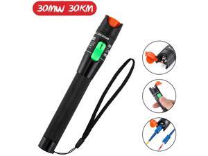 30mW 30KM Visual Fault Locator, Fiber Optic Cable Tester Meter, Red Light Cable Test Equipment for 2.5mm Universal Connector, FC Male to LC Female Adapter for CATV Telecommunications 30mW 30KM Visual Fault Locator, Fiber Optic Cable Tester Meter, Red Light Cable Test Equipment for 2.5mm Universal Connector, FC Male to LC Female Adapter for CATV Telecommunications