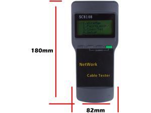 Network LAN Length Cable Tester Meter 5E 6E SC8108 CAT5 RJ45 GRAY Network LAN Length Cable Tester Meter 5E 6E SC8108 CAT5 RJ45 GRAY