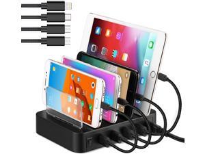 Fastest USB Smart Charging Station with Quick Charge QC 3.0-6-Port-Multi Device Charger Organizer Desktop Charger,Charging Stand Organizer for Smart Phone,Tablet and Other USB(black, 4-ports) Fastest USB Smart Charging Station with Quick Charge QC 3.0-6-Port-Multi Device Charger Organizer Desktop Charger,Charging Stand Organizer for Smart Phone,Tablet and Other USB(black, 4-ports)
