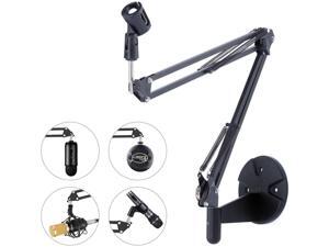 Microphone Wall Mount, Suspension Mic Stand Clip for Blue Yeti Snowball,Radio Broadcasting, Voice-Over Sound, Stages,TV Stations,Youtube Microphone Wall Mount, Suspension Mic Stand Clip for Blue Yeti Snowball,Radio Broadcasting, Voice-Over Sound, Stages,TV Stations,Youtube