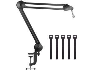 Microphone Arm Stand, Heavy Duty Mic Arm Microphone Stand Suspension Scissor Boom Stands with Mic Clip and Cable Ties for Blue Yeti Snowball and Blue Yeti Nano Microphone Arm Stand, Heavy Duty Mic Arm Microphone Stand Suspension Scissor Boom Stands with Mic Clip and Cable Ties for Blue Yeti Snowball and Blue Yeti Nano