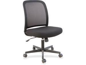 Mesh Back Armless Task Chair, Black Mesh Back Armless Task Chair, Black