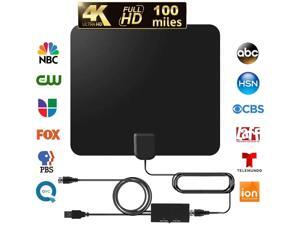 TV Antenna Indoor HDTV Digital Antenna 60-120 Miles Range Amplified Antenna with 2020 Newest Amplifier Signal Booster Support 4K 1080p Freeview for Life Local Channels TV Antenna Indoor HDTV Digital Antenna 60-120 Miles Range Amplified Antenna with 2020 Newest Amplifier Signal Booster Support 4K 1080p Freeview for Life Local Channels