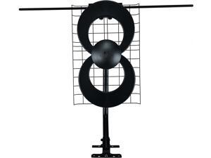 ClearStream 2V TV Antenna, 60+ Mile Range, UHF/VHF, Multi-directional, Indoor, Attic, Outdoor, Mast w/Pivoting Base/Hardware/ Adjustable Clamp, Sealing Pads, 4K Ready, Black – C2-V-CJM ClearStream 2V TV Antenna, 60+ Mile Range, UHF/VHF, Multi-directional, Indoor, Attic, Outdoor, Mast w/Pivoting Base/Hardware/ Adjustable Clamp, Sealing Pads, 4K Ready, Black – C2-V-CJM
