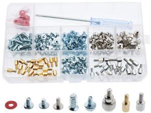 Computer Screws, 220pcs PC Screw Standoffs Spacer Set Assortment Kit for Hard Drive Computer Case Motherboard Fan Power Graphics with Extra Screwdriver Computer Screws, 220pcs PC Screw Standoffs Spacer Set Assortment Kit for Hard Drive Computer Case Motherboard Fan Power Graphics with Extra Screwdriver