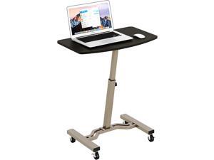 Height Adjustable Mobile Laptop Stand Desk Rolling Cart, Height Adjustable from 28'' to 33'' Height Adjustable Mobile Laptop Stand Desk Rolling Cart, Height Adjustable from 28'' to 33''
