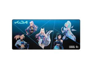 Logitech&KDA Joint Customized G840 XL Gaming Mouse Pad Oversized 400*900mm Limited Edition Gaming Desk Mat for Laptop PC Gaming LOL Overwatch PUBG DOTA2
