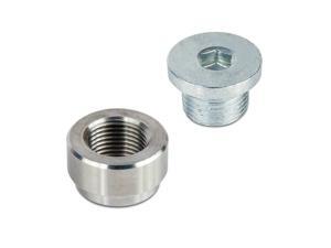 O2 Sensor Stepped Bung and Plug Mounting Boss M18 X 1.5 Threads 1 Bungs/1 Plug O2 Sensor Stepped Bung and Plug Mounting Boss M18 X 1.5 Threads 1 Bungs/1 Plug