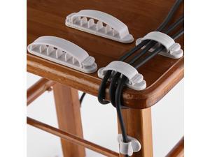 10Pcs Desktop Cable Holder Clip Line Organizer Tool Cord Management Hooks for Office Home 10Pcs Desktop Cable Holder Clip Line Organizer Tool Cord Management Hooks for Office Home