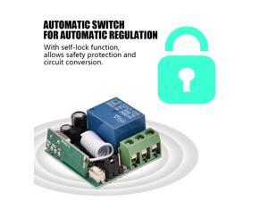 DC 12V 1CH Relay Receiver RF Transmitter 433Mhz Wireless Remote Control Switch DC 12V 1CH Relay Receiver RF Transmitter 433Mhz Wireless Remote Control Switch