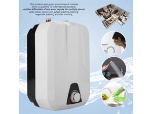 1500W 8L Instant Hot Water Heater Electric Tankless On Demand House Shower Sink 1500W 8L Instant Hot Water Heater Electric Tankless On Demand House Shower Sink
