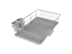 Large Capacity Dish Rack Drainer Drying Kitchen Storage W/Tray +Tableware Holder Large Capacity Dish Rack Drainer Drying Kitchen Storage W/Tray +Tableware Holder