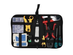 Ethernet Network Kit RJ45 RJ11 Cat5e LAN Cable Tester Cutter Crimping Punch Tool Computer Maintenacnce LAN Cable Tester Network Repair Tool Set Crimping Tool Kit Ethernet Network Kit RJ45 RJ11 Cat5e LAN Cable Tester Cutter Crimping Punch Tool Computer Maintenacnce LAN Cable Tester Network Repair Tool Set Crimping Tool Kit