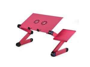360°Adjustable Foldable Laptop Notebook Desk Table Stand Bed Tray Cooling Fans Rose Red 360°Adjustable Foldable Laptop Notebook Desk Table Stand Bed Tray Cooling Fans Rose Red