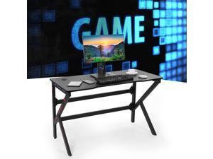 120cm Ergonomic Gaming Table Computer Desk with RGB LED Light Furniture Boy Gift for Home Use 120cm Ergonomic Gaming Table Computer Desk with RGB LED Light Furniture Boy Gift for Home Use
