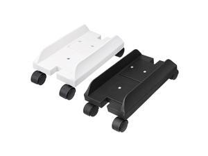 PC Case Desktop CPU Stand Computer Case Holder Computer Tower Adjustable Rolling Wheels White PC Case Desktop CPU Stand Computer Case Holder Computer Tower Adjustable Rolling Wheels White