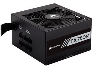 Corsair TX750M 750 Watt ATX12V v2.4 / EPS 2.92 80+ Gold Certified Semi-Modular Active PFC Power Supply