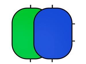 Portable Chromakey Green Chromakey Blue Collapsible Backdrop Green Screen For YouTube Video Studio 39*59inch (100x150cm) 2 in 1 Portable Chromakey Green Chromakey Blue Collapsible Backdrop Green Screen For YouTube Video Studio 39*59inch (100x150cm) 2 in 1
