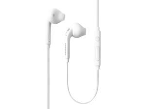 Samsung 3.5mm Earbud Stereo Quality Headphones for Galaxy S6 / S6 Edge EO-EG920BW - Comes with Extra Eal Gels!