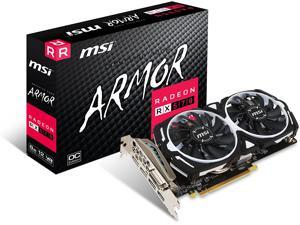 MSI Gaming Radeon RX 570 256-bit 8GB GDRR5 DirectX 12 VR Ready CFX Graphcis Card (RX 570 ARMOR 8G OC) MSI Gaming Radeon RX 570 256-bit 8GB GDRR5 DirectX 12 VR Ready CFX Graphcis Card (RX 570 ARMOR 8G OC)