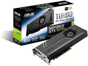 ASUS GeForce GTX 1070 TI 8GB GDDR5 Turbo Edition VR Ready DP HDMI DVI-D Graphics Card (TURBO-GTX1070TI-8G) ASUS GeForce GTX 1070 TI 8GB GDDR5 Turbo Edition VR Ready DP HDMI DVI-D Graphics Card (TURBO-GTX1070TI-8G)