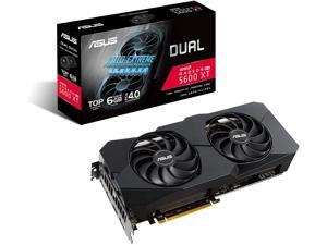 ASUS Dual AMD Radeon RX 5600 XT EVO Top Edition Gaming Graphics Card (PCIe 4.0, 6GB GDDR6 memory, HDMI, DisplayPort, 1081p Gaming, Axial-tech Fan Design, Auto-Extreme, metal backplate) (DUAL-RX5600XT- ASUS Dual AMD Radeon RX 5600 XT EVO Top Edition Gaming Graphics Card (PCIe 4.0, 6GB GDDR6 memory, HDMI, DisplayPort, 1081p Gaming, Axial-tech Fan Design, Auto-Extreme, metal backplate) (DUAL-RX5600XT-