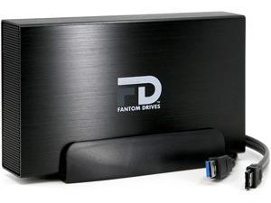 Fantom Drives 8TB DVR External Hard Drive Expander - USB 3.0 & eSATA - Supports Directv HR34, HR44, HR54, HS17, Black (DVR8KEUB)