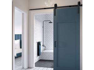 CO-Z 10FT Heavy-Duty Rail for Sliding Barn Door, Carbon Steel Rail for Single Door, Super Smooth and Quiet Opening, Easy to Install, J-Shape Hangers (Single Door-10FT Kit) CO-Z 10FT Heavy-Duty Rail for Sliding Barn Door, Carbon Steel Rail for Single Door, Super Smooth and Quiet Opening, Easy to Install, J-Shape Hangers (Single Door-10FT Kit)