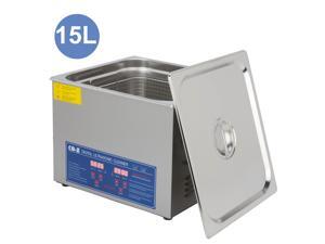 CO-Z 15L Professional Ultrasonic Cleaner with Timer Digital for Cleaning Jewelry Glasses Watch Small Parts Circuit Board Instrument, Commercial Electric Ultrasound Clean Machine(110V) CO-Z 15L Professional Ultrasonic Cleaner with Timer Digital for Cleaning Jewelry Glasses Watch Small Parts Circuit Board Instrument, Commercial Electric Ultrasound Clean Machine(110V)