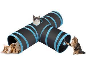 CO-Z Collapsible Cat Tunnel Tube Kitty Tunnel Bored Cat Pet Toys Peek Hole Toy Ball Cat, Puppy, Kitty, Kitten, Rabbit