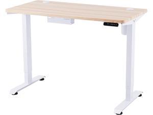 CO-Z Height Adjustable Computer Desk | 48x24 inch Sitting and Standing Desk for Home Office More | Motorized Sit Stand Gaming Desk with Cable Management | One Piece Top Electric Stand Up Desk, White CO-Z Height Adjustable Computer Desk | 48x24 inch Sitting and Standing Desk for Home Office More | Motorized Sit Stand Gaming Desk with Cable Management | One Piece Top Electric Stand Up Desk, White