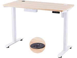 CO-Z Height Adjustable Computer Desk with USB Charging Station | 48x24 inch Motorized Sitting and Standing Desk for Home Office More | Electric Sit Stand Gaming Desk with Cable Management, White CO-Z Height Adjustable Computer Desk with USB Charging Station | 48x24 inch Motorized Sitting and Standing Desk for Home Office More | Electric Sit Stand Gaming Desk with Cable Management, White
