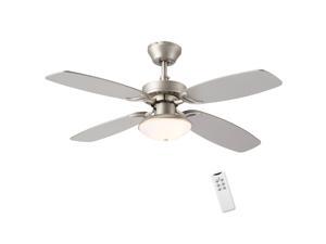 CO-Z 42" Standard Ceiling Fan with Remote Control, Pull Chains, 2 LED Lights, 3 Speeds, 5 Reversible Walnut and Dark Cherry Blades, 50W Reversible Steel Motor with Satin Bronze Finish CO-Z 42" Standard Ceiling Fan with Remote Control, Pull Chains, 2 LED Lights, 3 Speeds, 5 Reversible Walnut and Dark Cherry Blades, 50W Reversible Steel Motor with Satin Bronze Finish