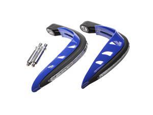 Handlebar Guard With White DRL LED Light Dirt Bike ATV Motocross Motorcycle Handguard Protector Blue Handlebar Guard With White DRL LED Light Dirt Bike ATV Motocross Motorcycle Handguard Protector Blue