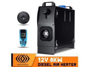All In One 12V 8KW Diesel Air Heater Car Parking Heater Remote Control Switch Black All In One 12V 8KW Diesel Air Heater Car Parking Heater Remote Control Switch Black