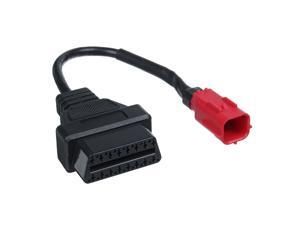 6 Pin OBDII To OBD2 Diagnostic Adapter Harness Cable For Suzuki GSXR1000 2017-2019 6 Pin OBDII To OBD2 Diagnostic Adapter Harness Cable For Suzuki GSXR1000 2017-2019