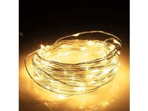 40M LED Silver Wire Fairy String Light Christmas Xmas Wedding Party Lamp 12V  Warm White