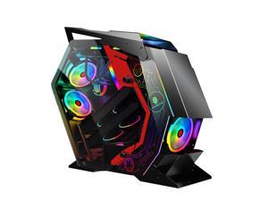 ATX Computer Gaming Case Special-Shaped Desktop Computer Mainframe Support M-ATX/ ITX Motherboard for PC Gamer Enclosure ATX Computer Gaming Case Special-Shaped Desktop Computer Mainframe Support M-ATX/ ITX Motherboard for PC Gamer Enclosure