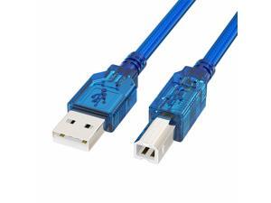 GCX USB2.0 Printer Data Cable High Speed Type A to B Male to Male Cable for Printers Scanners Computers TV Fax Machine All-in-one Machine 3M GCX USB2.0 Printer Data Cable High Speed Type A to B Male to Male Cable for Printers Scanners Computers TV Fax Machine All-in-one Machine 3M