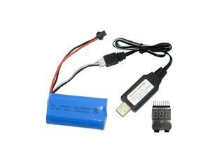 Fayee FY004A Upgraded 7.4v 2000mAh 20C 2S Lipo Battery +USB Cable +Low Electric Alarm Fayee FY004A Upgraded 7.4v 2000mAh 20C 2S Lipo Battery +USB Cable +Low Electric Alarm