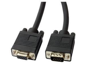4XEM 4XVGAMF10FT 4XEM 10FT High Resolution Coax M/F VGA Extension Cable - VGA for Monitor, KVM Switch, Video Device - Extension Cable - 10 ft - 1 Pack - 1 x HD-15 Male VGA - 1 x HD-15 Female VGA -