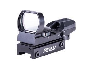 Pinty Red Green Dot Sight Reflex Tactical Riflescope 4 Reticle Patterns with 20mm Free Mount Rails Pinty Red Green Dot Sight Reflex Tactical Riflescope 4 Reticle Patterns with 20mm Free Mount Rails