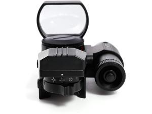 Pinty Red Dot Sight with Integrated Red Laser Sight, Reflex Sight Optics 4 Pattern Reticle Pinty Red Dot Sight with Integrated Red Laser Sight, Reflex Sight Optics 4 Pattern Reticle