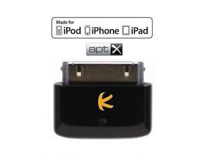 KOKKIA i10s + aptX (Black) Tiny Bluetooth iPod Transmitter for iPod/iPhone/iPad with Apple authentication, Delivers Cleaner Audio with Reduced Latency to aptX Bluetooth Stereo receivers.