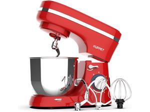 Kuppet Stand Mixer, 8-Speed Tilt-Head Electiric Food Stand Mixer with Dough Hook, Wire Whip & Beater, Pouring Shield, 4.7QT Stainless Steel Bowl. (Red) Kuppet Stand Mixer, 8-Speed Tilt-Head Electiric Food Stand Mixer with Dough Hook, Wire Whip & Beater, Pouring Shield, 4.7QT Stainless Steel Bowl. (Red)