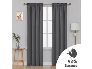 Deconovo Thermal Insulted Blackout Bedroom Curtains Room Darkening Curtain Panels for Living Room 42x90 Inch Beige Deconovo Thermal Insulted Blackout Bedroom Curtains Room Darkening Curtain Panels for Living Room 42x90 Inch Beige